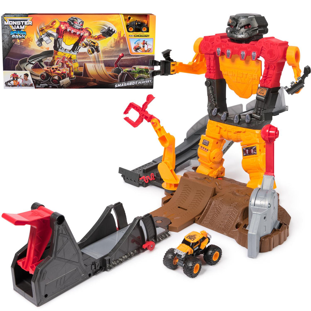 Monster Jam 1t64 SmashBot Playset