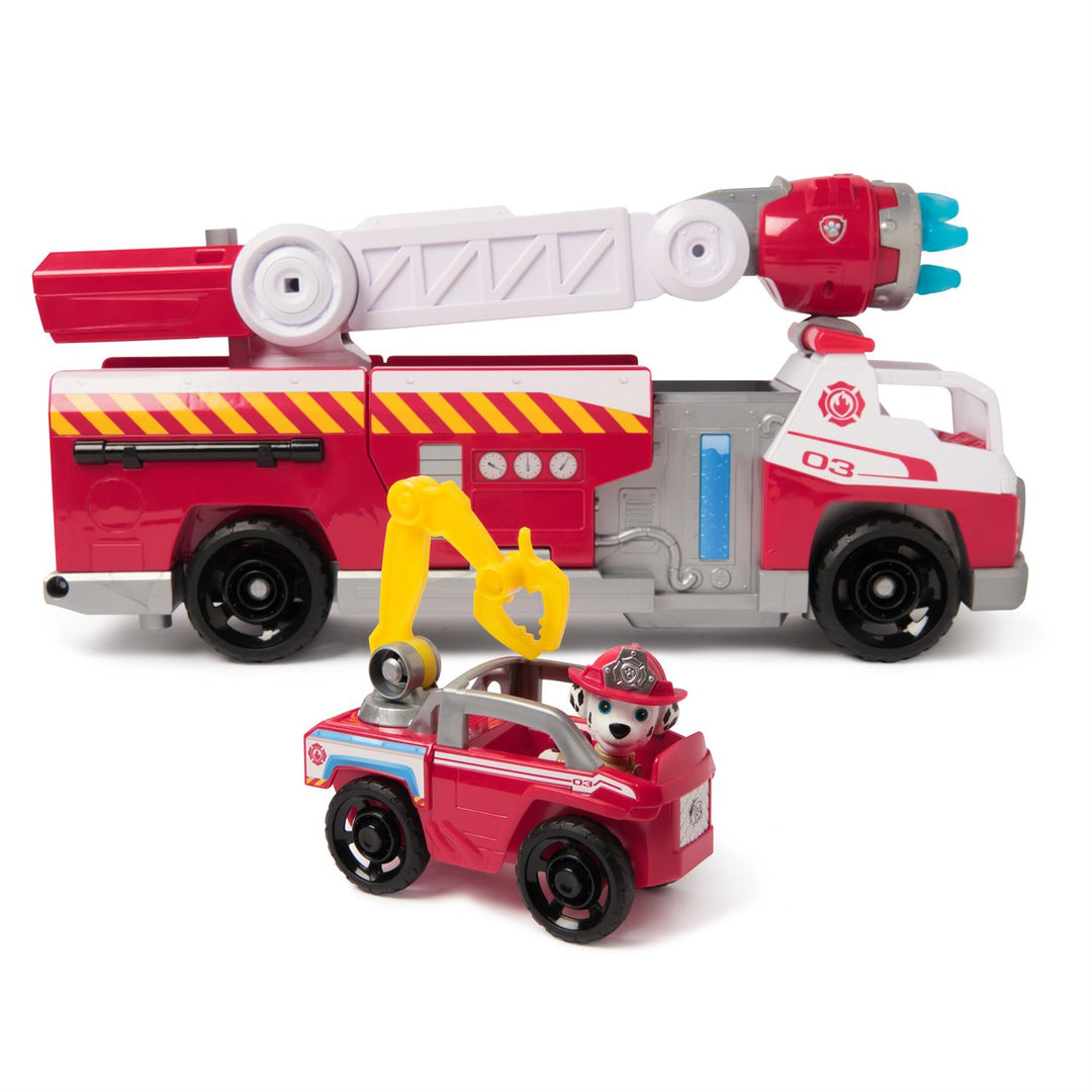 PAW Patrol Fire Rescue: Rapid Reload Fire Truck with Marshall Figure