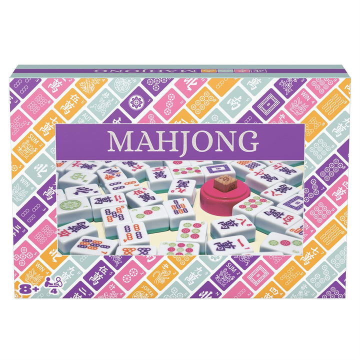Mahjong Tie Set in Colorful Carrying Case