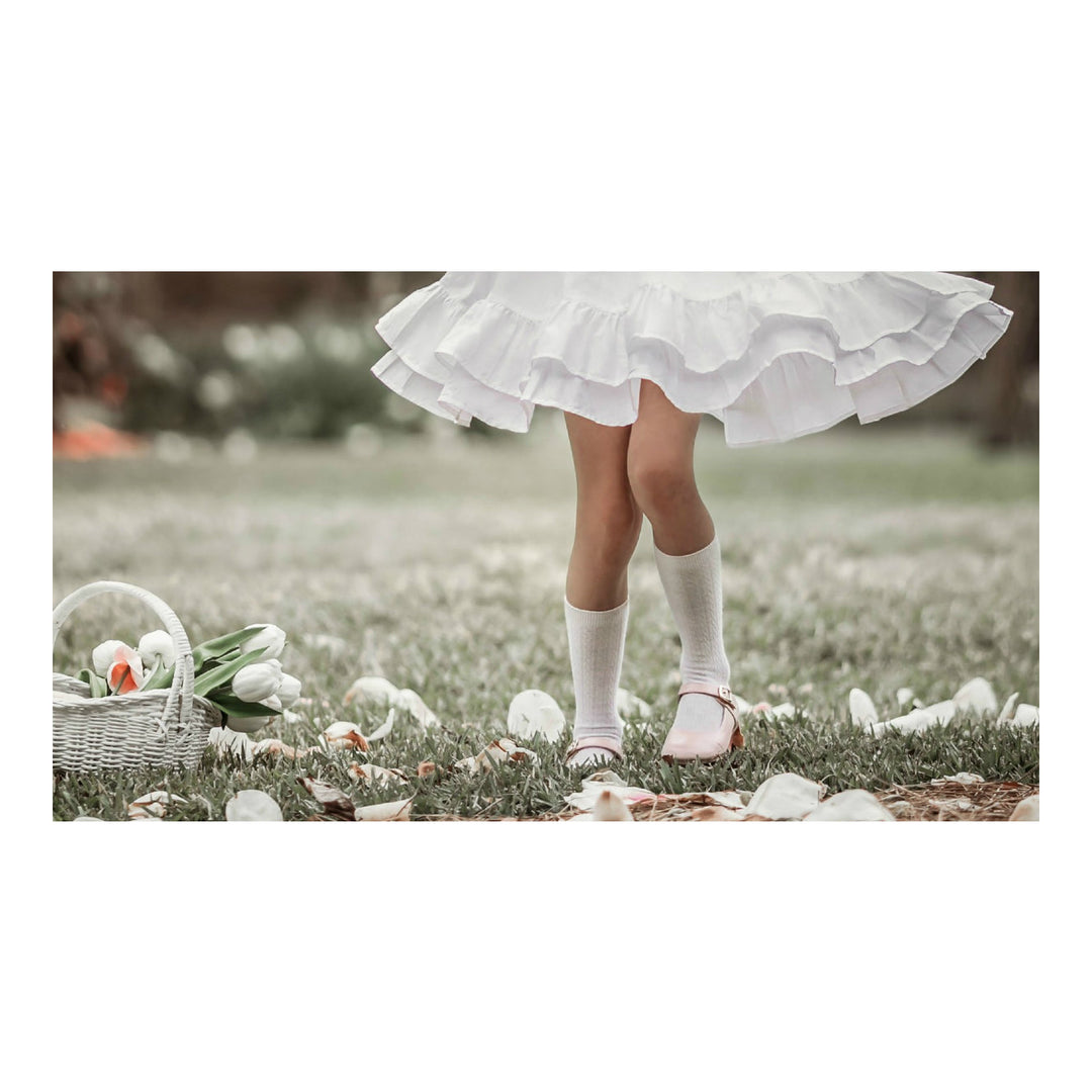 Rebecca Baby Dressy Flat Pearlized Pink