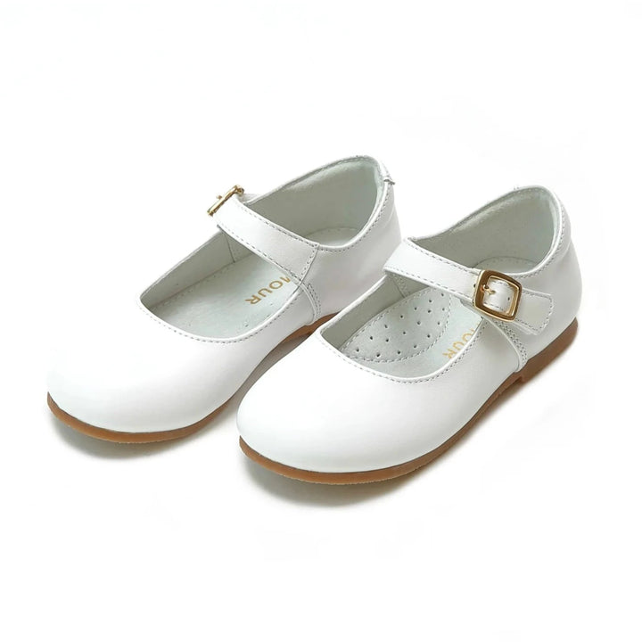 Rebecca Dressy Flat, White