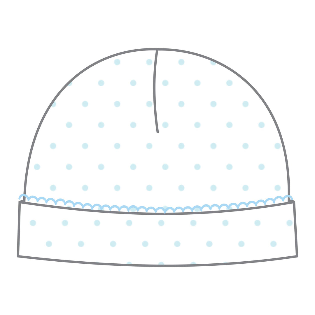 Mini Dots Hat - Blue