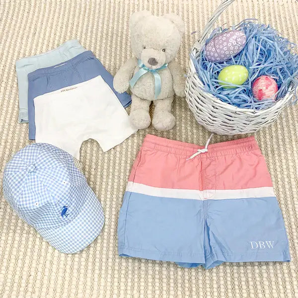 Theodore`s Underthings Set Park City Periwinkle/Worth Ave White/Buckhead Blue