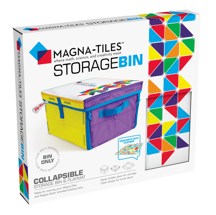 Magna-Tiles Storage Bin &amp; Interactive Play-Mat
