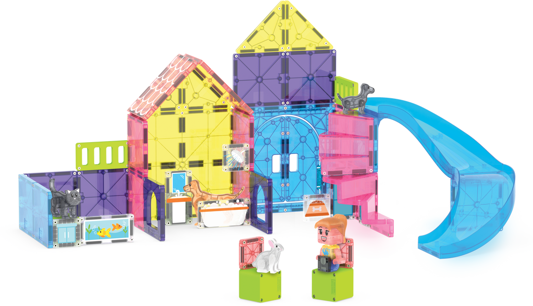 Magna-Tiles Pet Playhouse 50-Piece Set