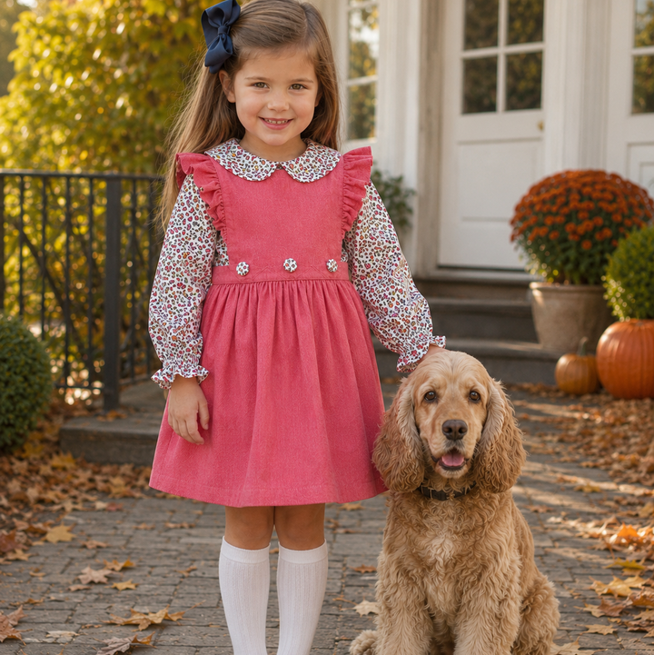 Girls Corduroy Jumper - Isabella