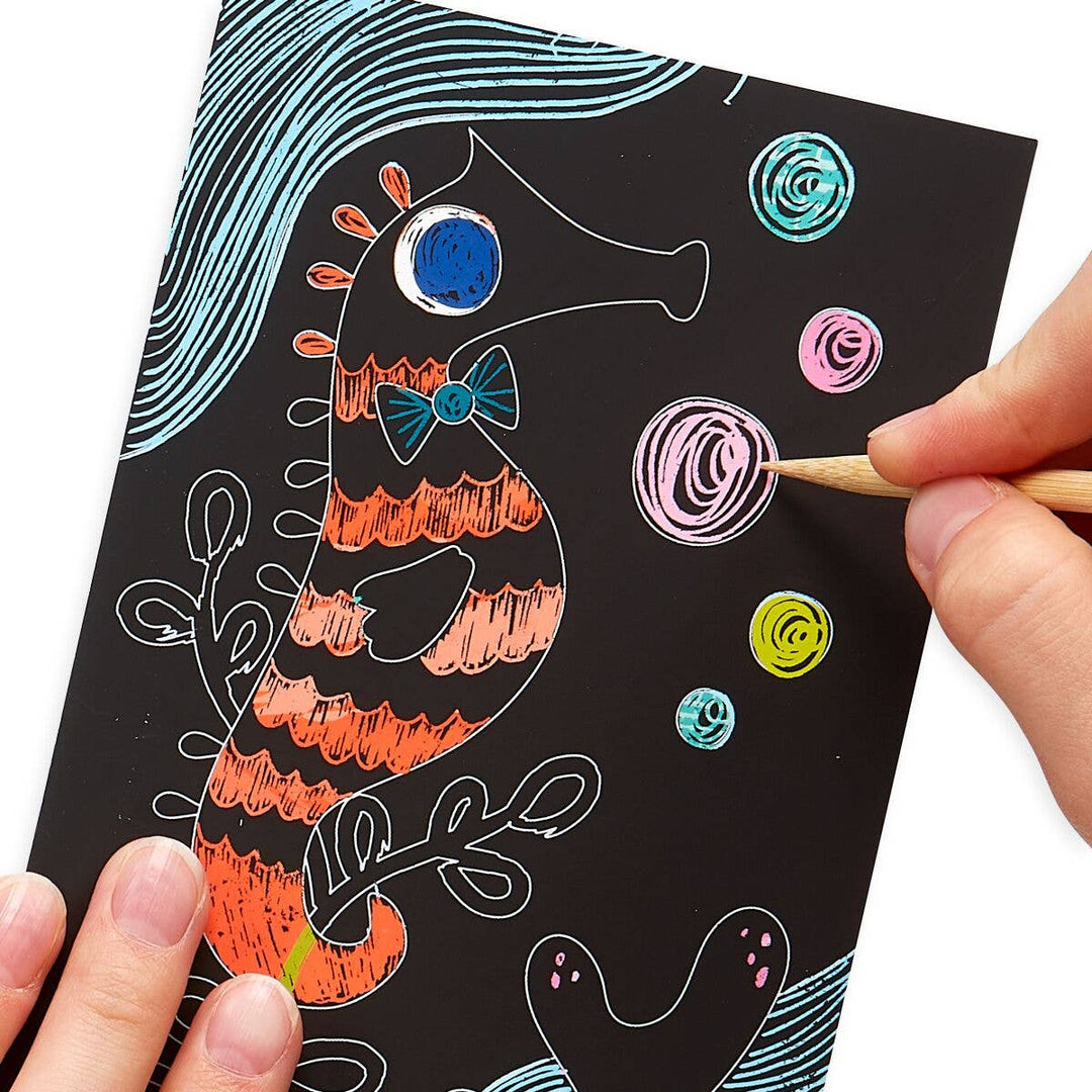 Scratch &amp; Scribble: Mini Kit - Friendly Fish