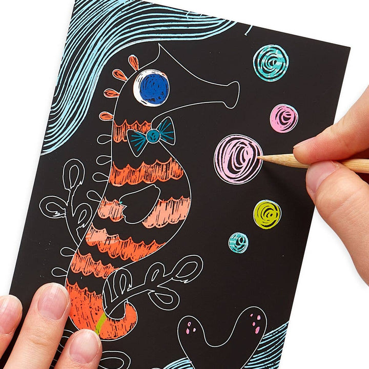 Scratch &amp; Scribble: Mini Kit - Friendly Fish