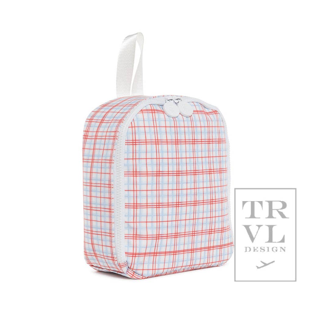 Bring It Lunch Bag - Classic Plaid Red