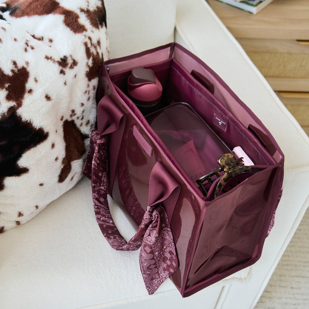 Tote Organizer - Mulberry