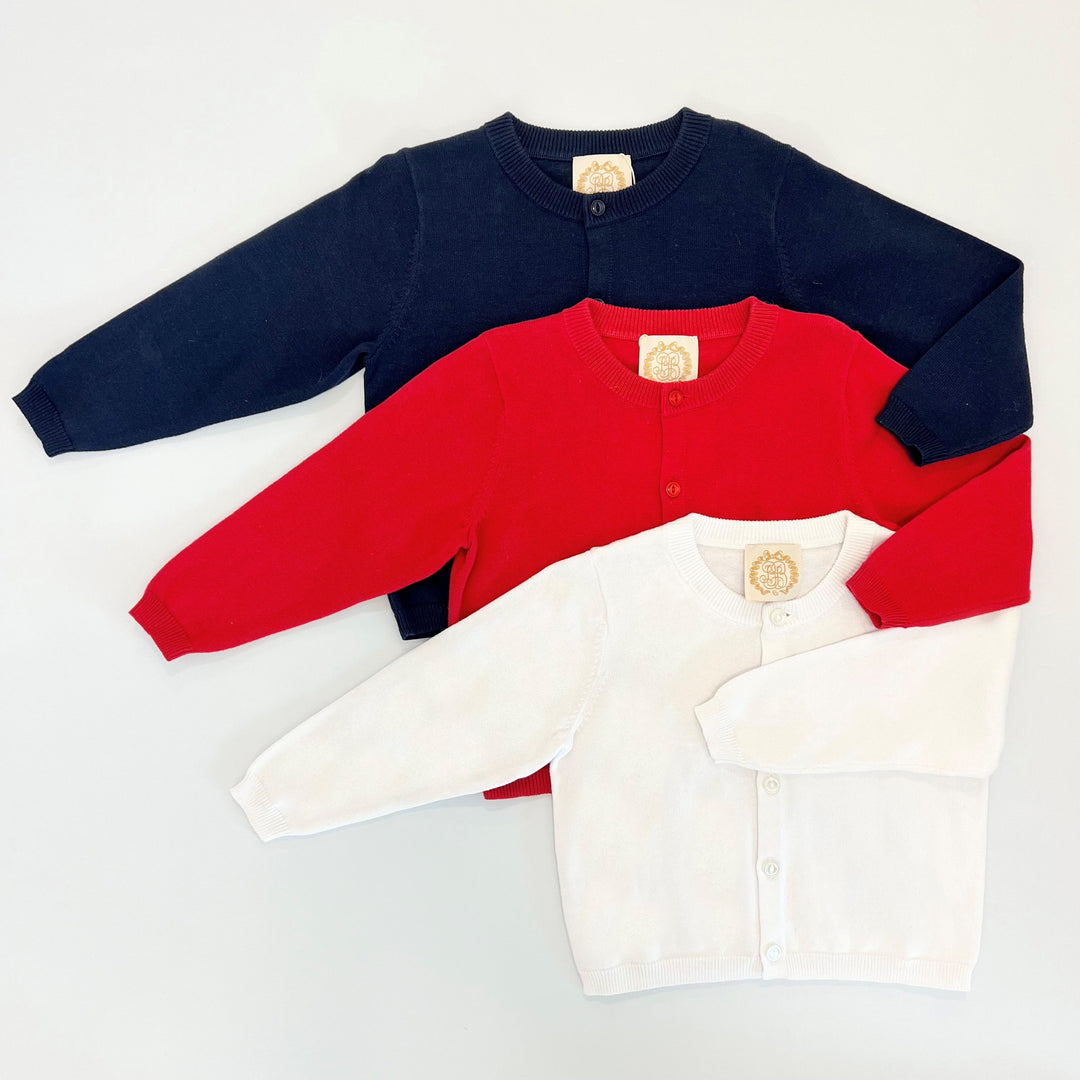 Cambridge Cardigan - Nantucket Navy with Pearlized Buttons