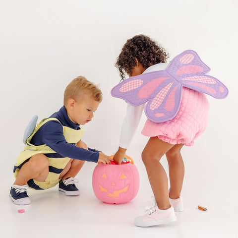 Happy Halloween Bumble Bee (Toddler) Lake Worth Yellow, Beale Street Blue, and Nantucket Navy