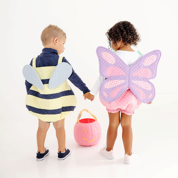 Happy Halloween Bumble Bee (Toddler) Lake Worth Yellow, Beale Street Blue, and Nantucket Navy