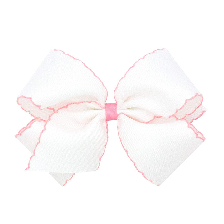 Mini Grosgrain Bow w/ Stitch Edge