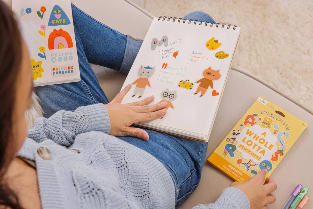 Stickiville X Suzy: A Whole Lotta Sticker Book - Dress Up Cats