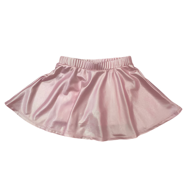 Zoe Metallic Skirt Pink
