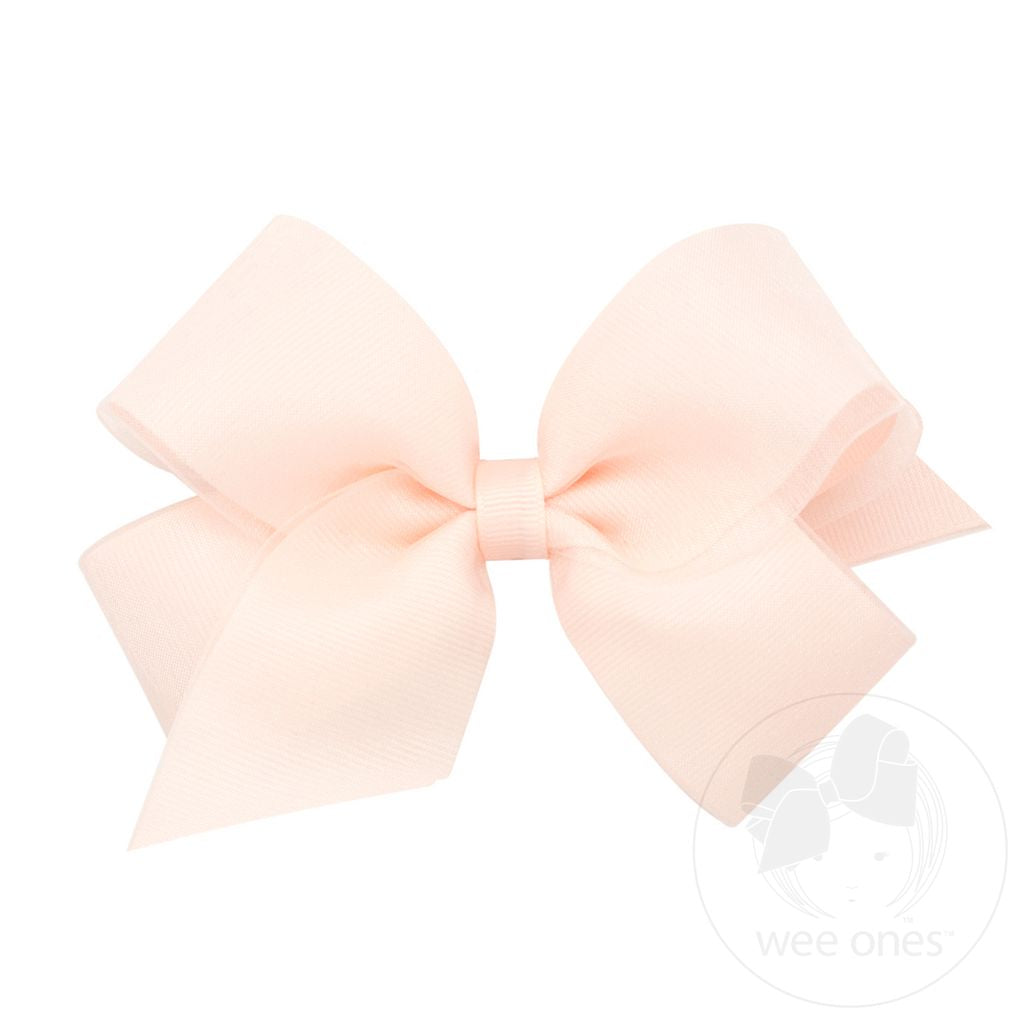 Grossgrain with Organza Overlay Bow