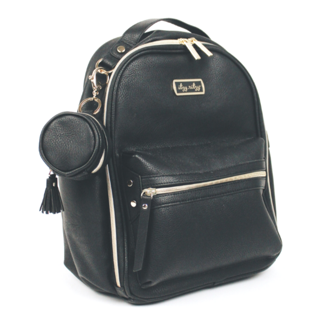 Black Diaper Bag Charm Pod Keychain