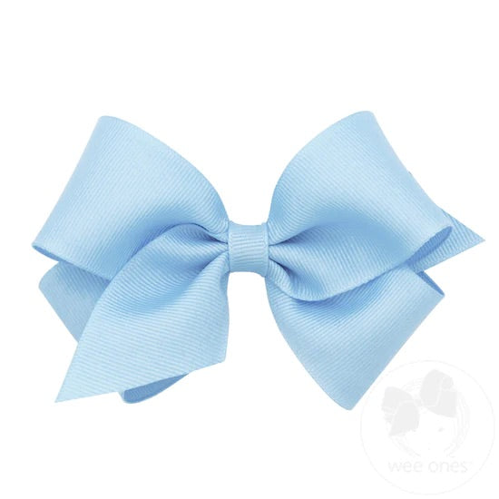 Small Solid Grosgrain Basic Bow