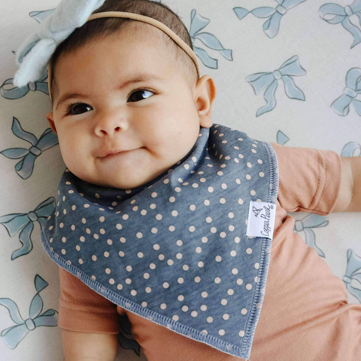 Gemma In Tan Bandana Bib Set (4-Pack)