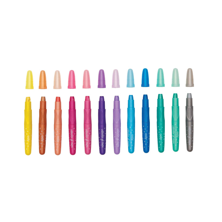 Rainbow Sparkle: Watercolor Gel Crayons