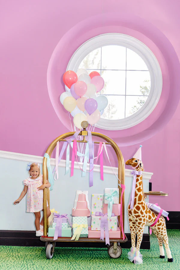 Holly Day Dress - Golden Birthday/Worth Avenue White/Pier Party Pink