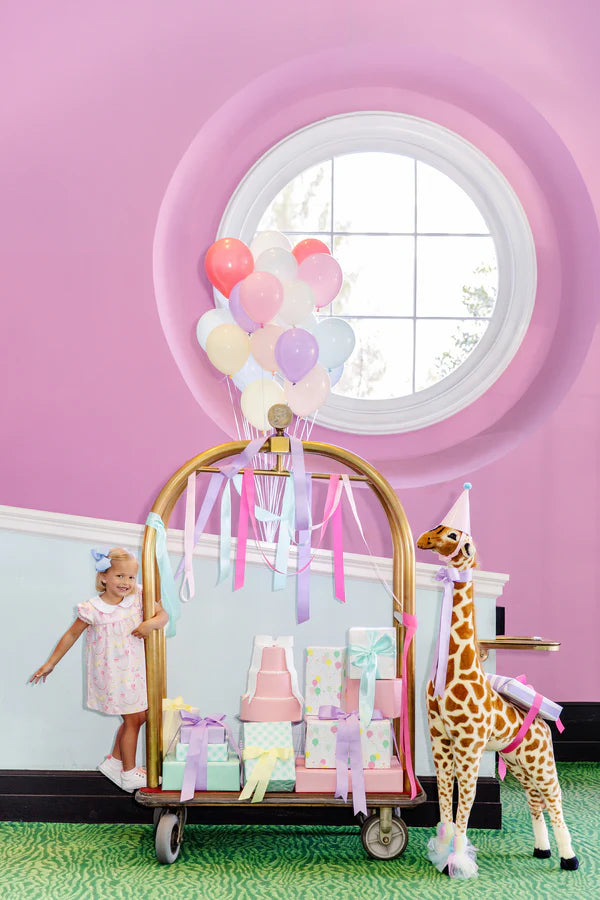 Holly Day Dress - Golden Birthday/Worth Avenue White/Pier Party Pink