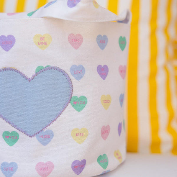 Buckets of Love We Heart You (Palm Beach Pink) with Palm Beach Pink