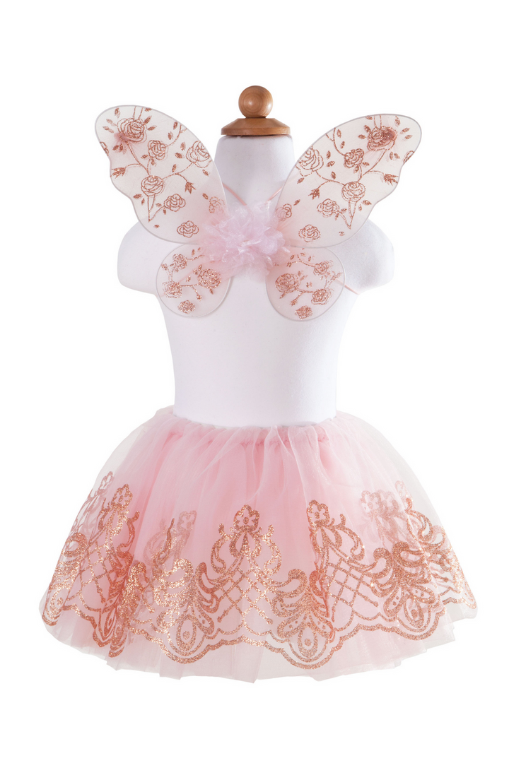 Rose Gold Tutu &amp; Wings Set
