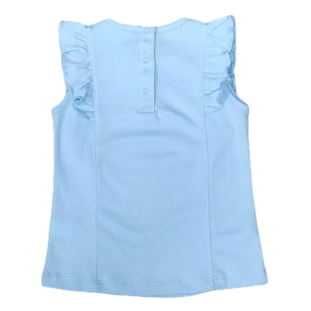 Sky Blue Girl’s Pima Top