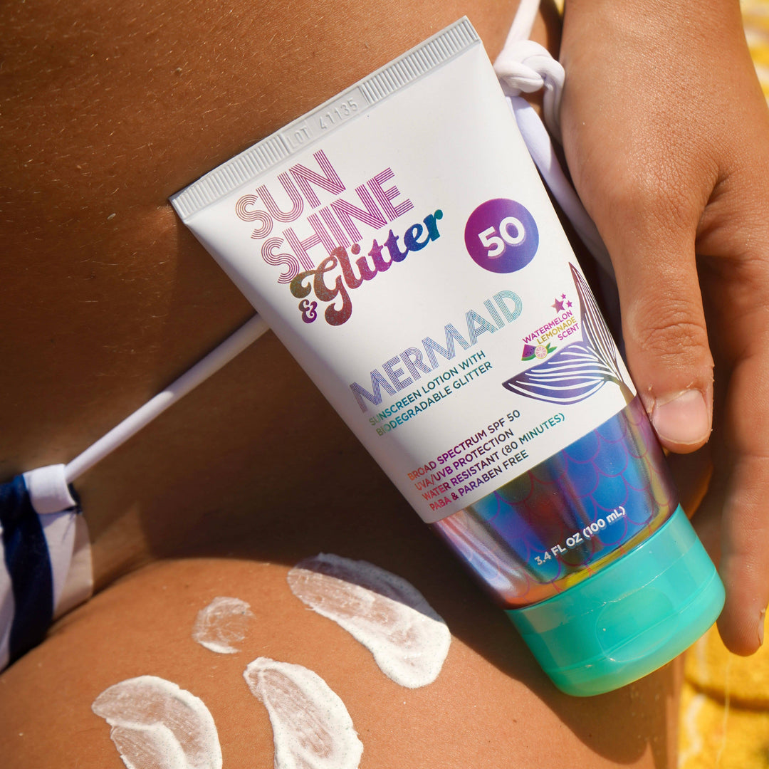 S&amp;G Mermaid Biodegradable Glitter SPF 50 TUBE