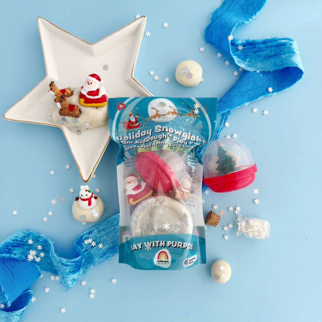 Holiday Snowglobe Mini KidDough Play Pack