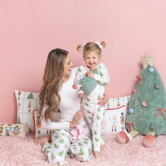 Christmas Tree Bow PJs