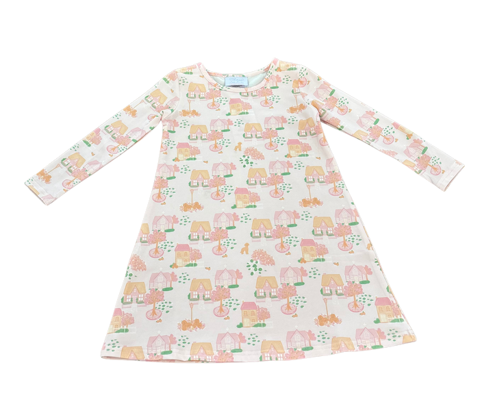 Long Sleeve Charlotte Play Dress- Bloomington Hills