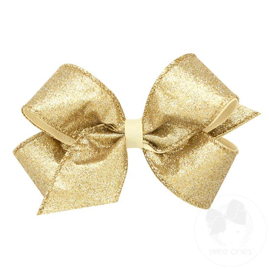 Party Glitter Overlay Bow