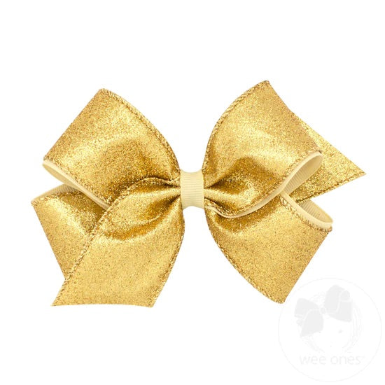Party Glitter Overlay Bow
