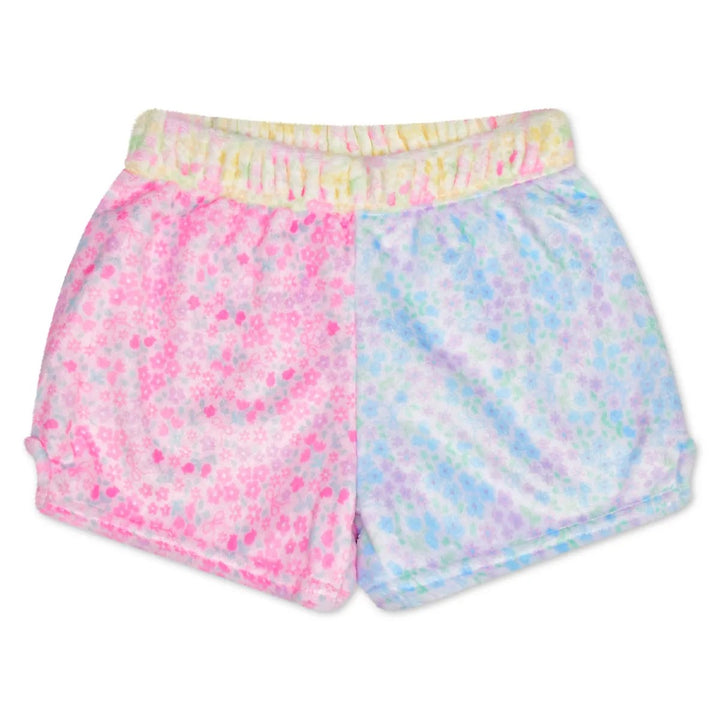 Ditsy Patchwork Plush Shorts