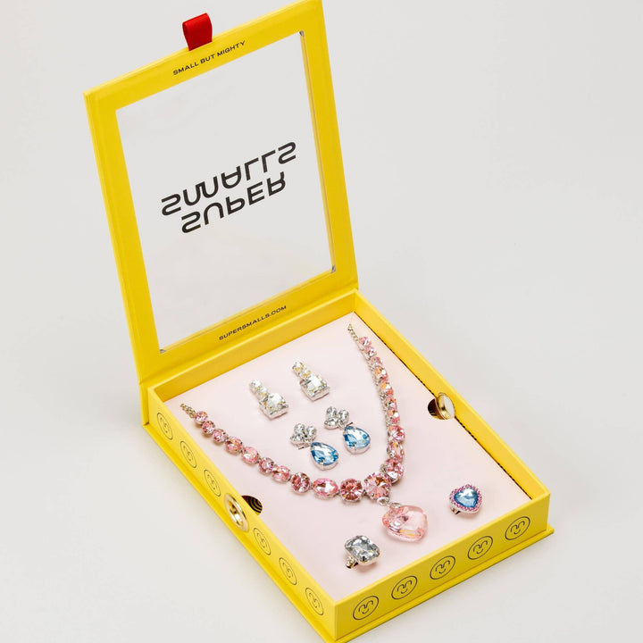Pink &amp; Blue Necklace Set