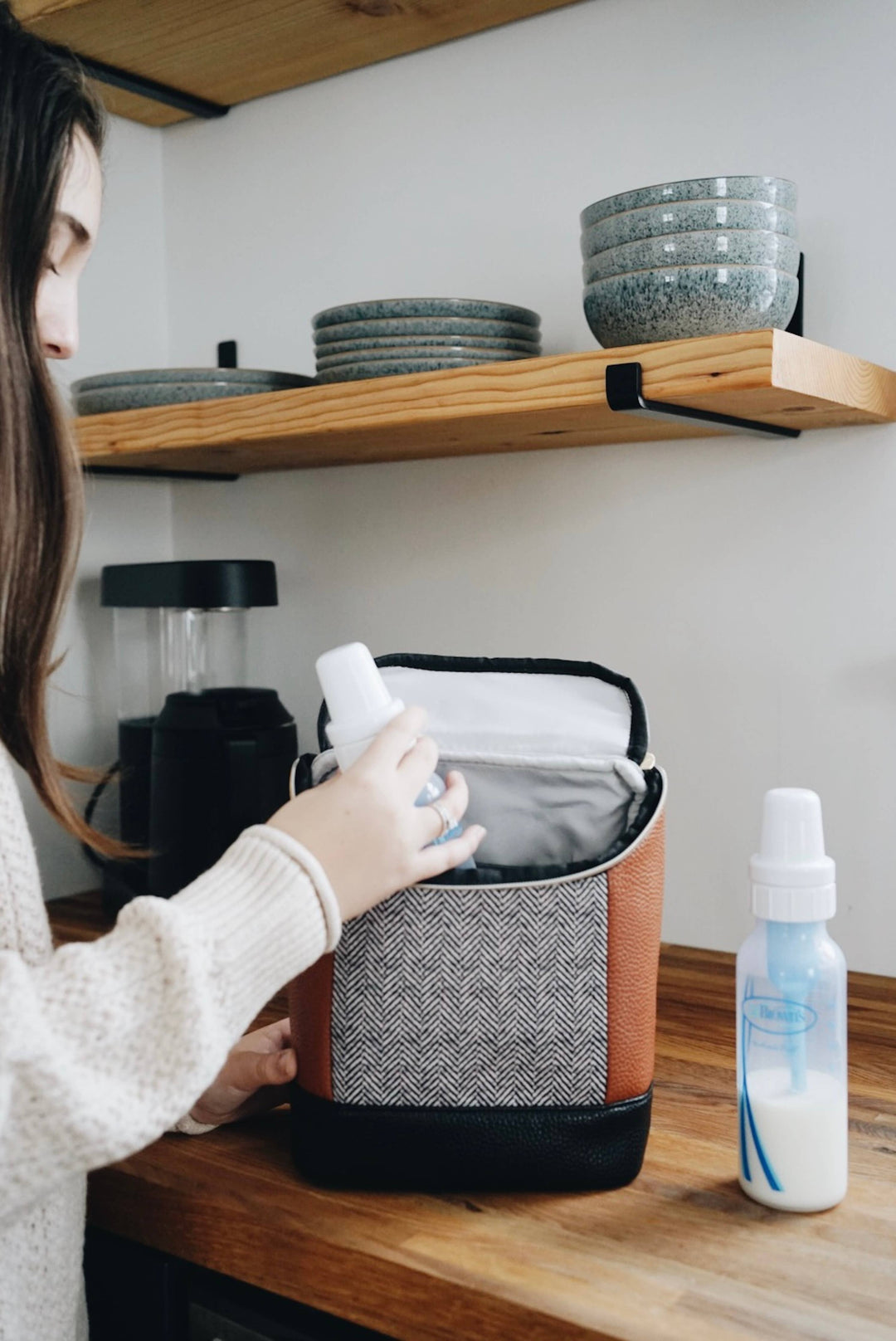 Coffee &amp; Cream Chill Like A Boss™ Bottle Bag