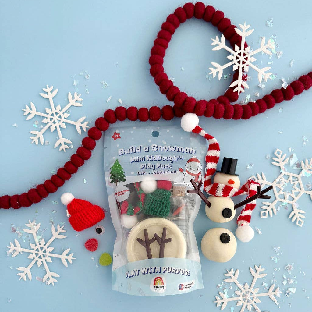 Build a Snowman Mini KidDough Play Pack