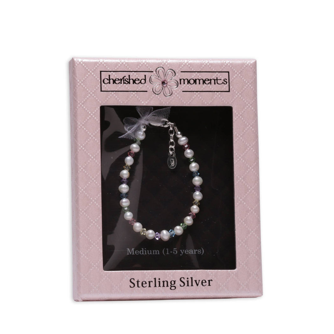 Big Sis Flower: Sterling Silver Flower Bracelet