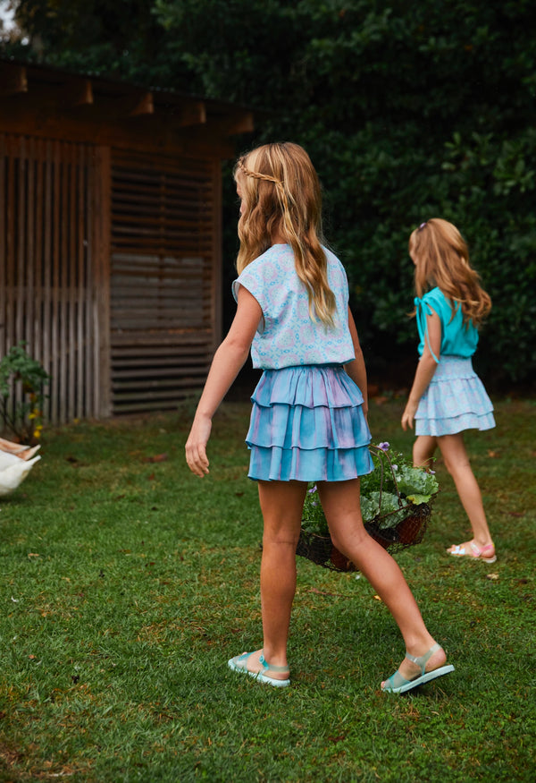Luna Skirt - Turquoise