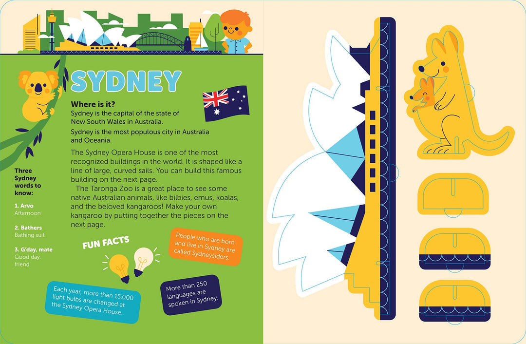 Pop Out Around the World (Board Book)