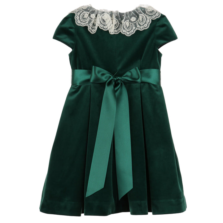 Deluxe Velvet Dress, Green
