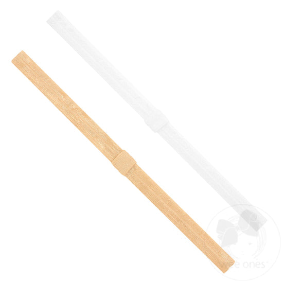 2 Add a Bow Elastic Babybands - Various Colors