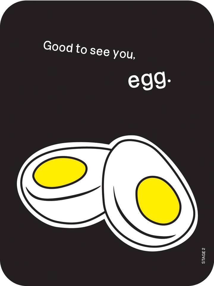 SmartContrast Montessori Cards - Hello, My Food