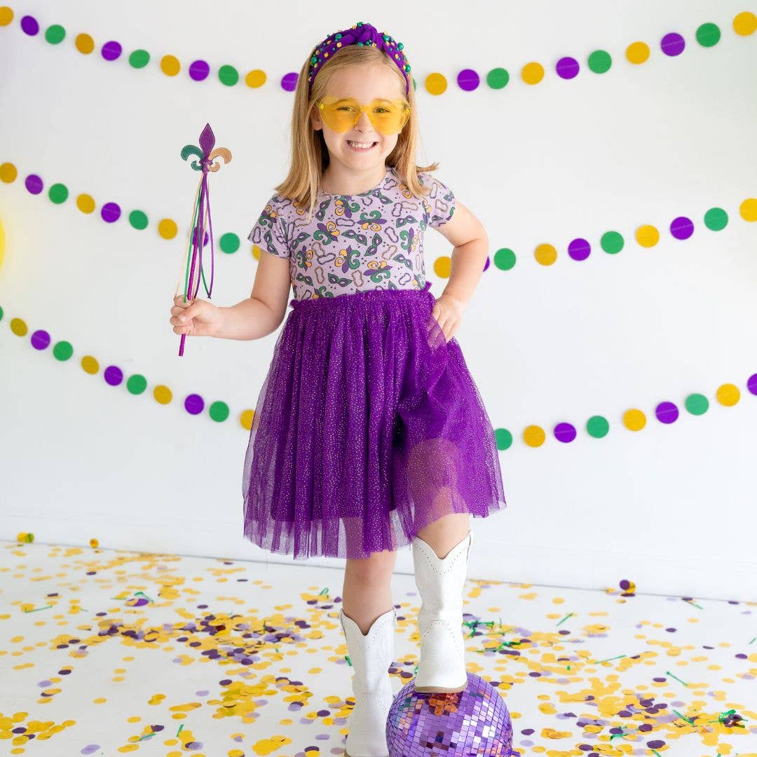 Mardi Gras Gemstone Headband
