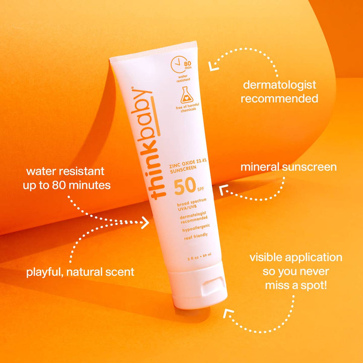 Think Baby SPF 50 Sunscreen (3oz)