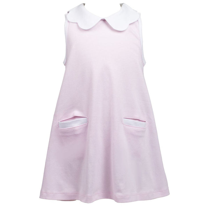 Pink Scalloped Dress
