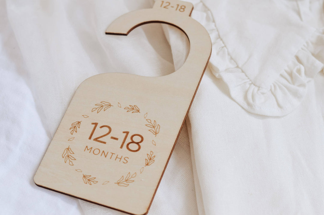 Wooden Baby Hanging Closet Dividers for Nursery Wardrobe